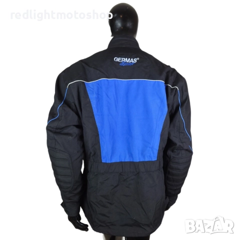 📌 5354 | Germas Мъжко текстилно мото яке | КАТО НОВО | XL | 70 лв., снимка 3 - Аксесоари и консумативи - 52337009