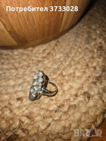 Сребърен пръстен, снимка 4 - Пръстени - 53272979