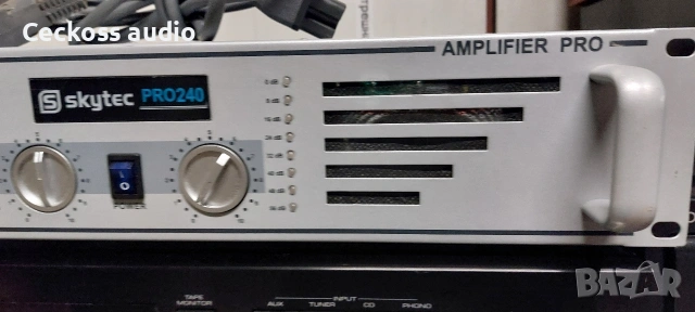 Усилвател SKYTEC PRO 240, снимка 3 - Ресийвъри, усилватели, смесителни пултове - 53383262