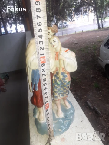 Руски порцелан фигура статуетка носии печат, снимка 7 - Антикварни и старинни предмети - 50966399