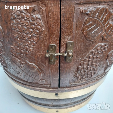 НАЙ ДОБРАТА ОФЕРТА Стар  дървен бар ,маса , сервизна количка 50те / 60те години. , снимка 8 - Антикварни и старинни предмети - 52807482