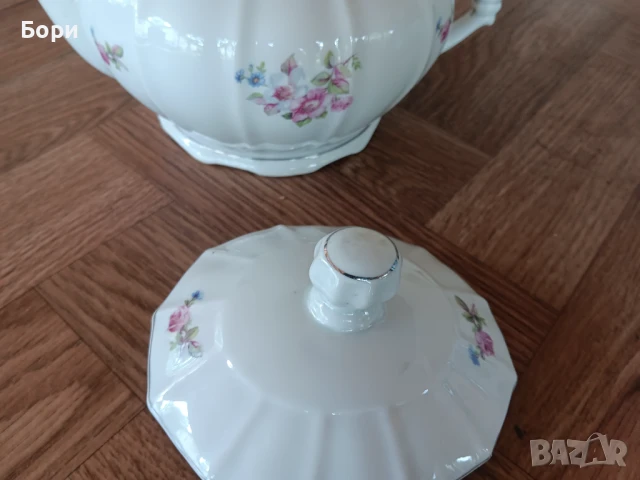 Стар порцеланов български чайник, снимка 5 - Аксесоари за кухня - 50939382