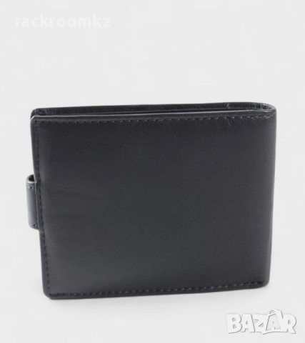 Мъжки портфейл Lotto от естествена кожа в син цвят с копче LTT914-U2L blue, снимка 3 - Портфейли, портмонета - 51546178