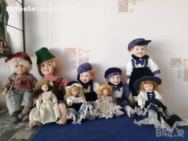 Мини порцеланови кукли, ръчно рисувани, леонардо и други средни порцеланови кукли, снимка 2 - Колекции - 49664201