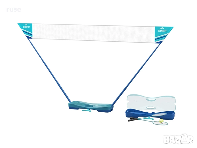 НОВ! Бадминтон с преносима мрежа комплект 2в1, снимка 10 - Други спортове - 52399275