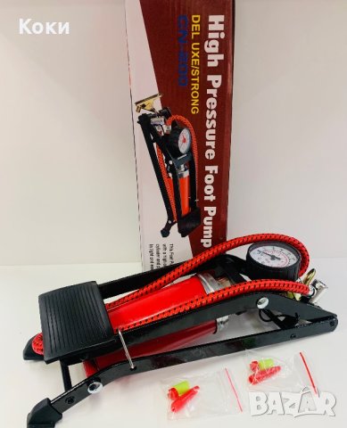 Крачна помпа с манометър