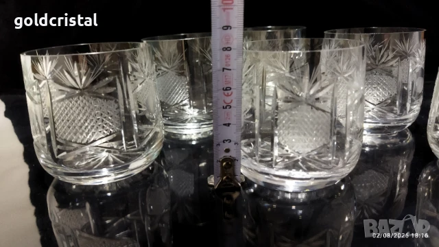 кристални чаши за уиски , снимка 3 - Антикварни и старинни предмети - 51247970
