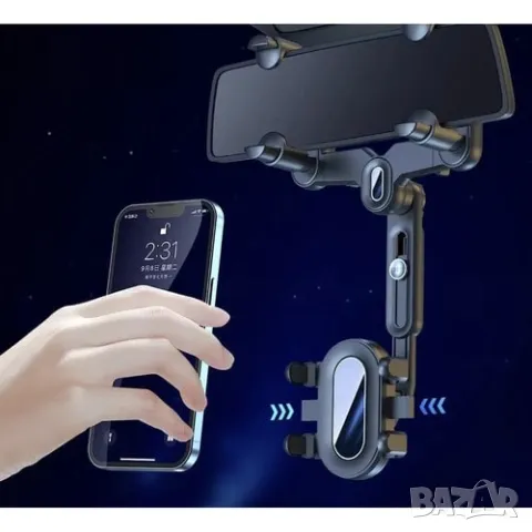 Стойка за телефон за кола / Стойка за огледало , снимка 3 - Аксесоари и консумативи - 48178399