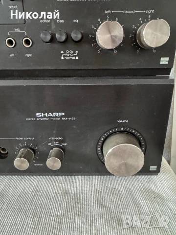 SHARP SM-1122/RT-1122/ST-1122 ДЕК ,ТУНЕР И УСИЛВАТЕЛ ОТ 70 , снимка 4 - Ресийвъри, усилватели, смесителни пултове - 53512539