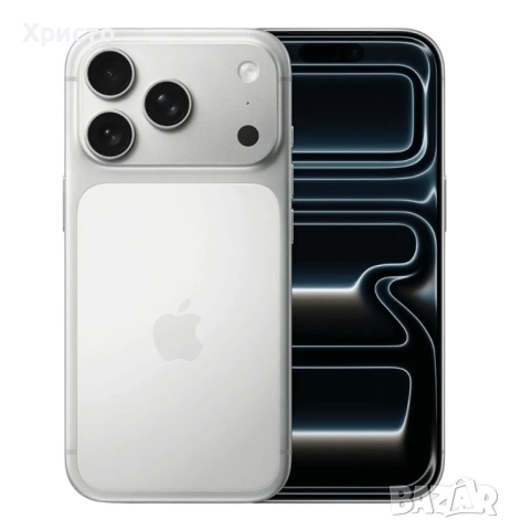 НОВ!!! Apple iPhone 17 Pro Max, 1TB, 5G, Silver + подарък оригинален адаптер Apple, снимка 2 - Apple iPhone - 52684260