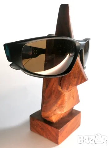 Дървена поставка за очила😎, снимка 2 - Слънчеви и диоптрични очила - 48472617
