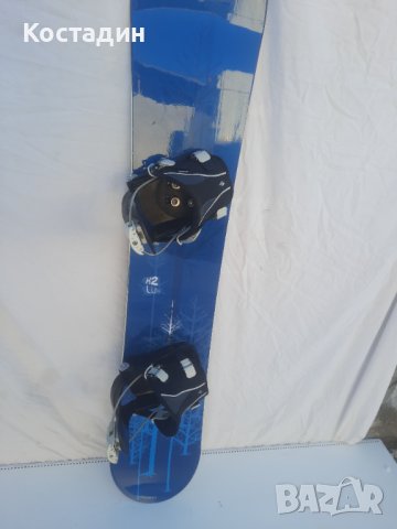 сноуборд K2 Luna 150см.  с автомати, снимка 6 - Зимни спортове - 43996892