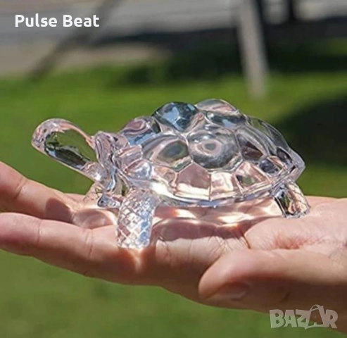 Стъклена фигурка костенурка