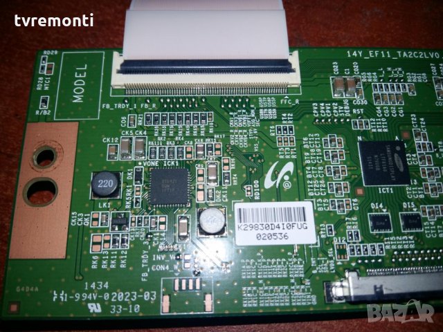 TCon BOARD ,14Y_EF11_TA2C2LV0.1, снимка 2 - Части и Платки - 27610280