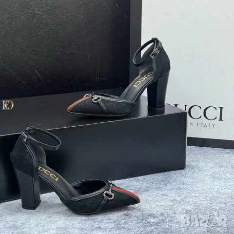 сандали на ток gucci, снимка 4 - Сандали - 50761363