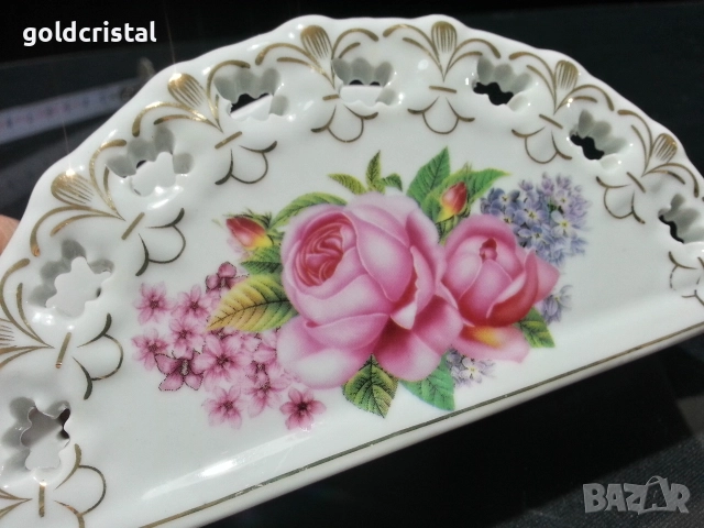 порцеланов салфетник , снимка 6 - Антикварни и старинни предмети - 52776951