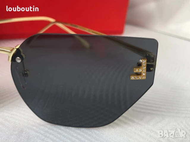 Fendi Дамски слънчеви очила осмоъгълни котка черни кафяви сини, снимка 5 - Слънчеви и диоптрични очила - 50741777