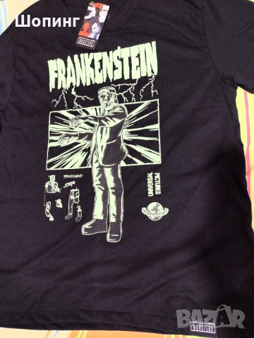 Светеща блуза Франкенщайн - ХЛ, снимка 6 - Блузи - 43572080