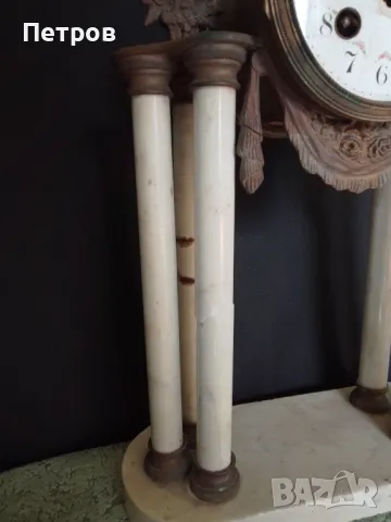 каминен настолен часовник 38/23 см, снимка 7 - Декорация за дома - 48750234