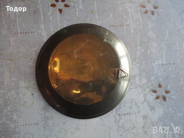 Страхотна бронзова чиния с емайл 2, снимка 4 - Антикварни и старинни предмети - 43553079