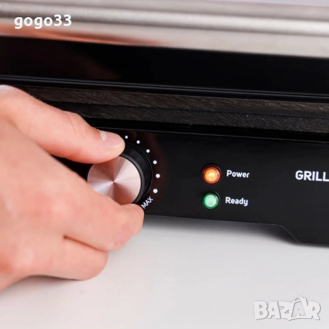 Контактен грил Taurus Grill&Co, 1500W, с плаващ капак и регулируем термостат, снимка 6 - Скари - 51527683