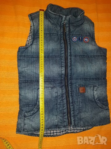 Дънково якенце за момче, с дебела подплата, снимка 7 - Детски якета и елеци - 32879392