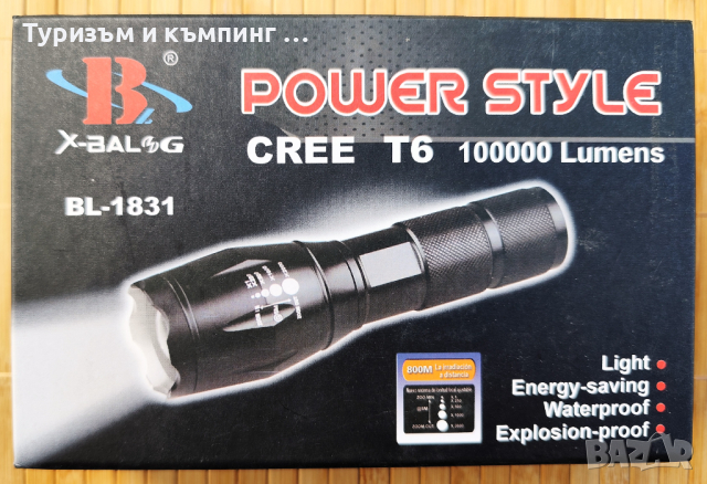  Прожектор за лов /BL-1831/ еърсофт, снимка 3 - Ловно оръжие - 20781359