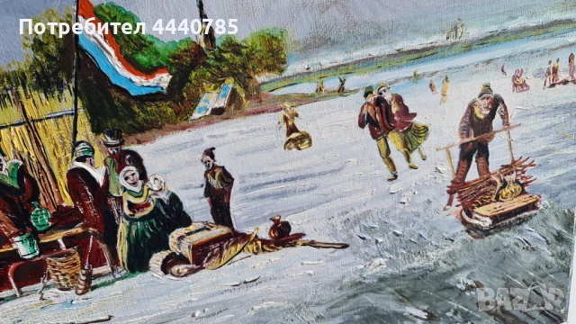 Холандски зимен ден, снимка 4 - Други ценни предмети - 51074398