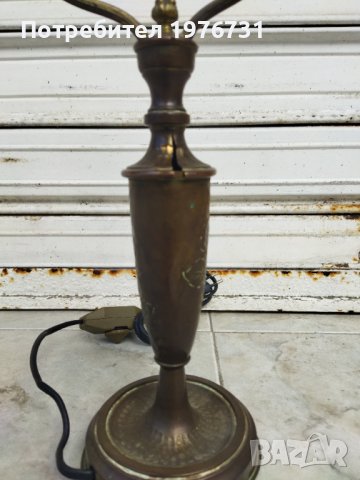 Стара Бронзова Лампа наречена Лира , снимка 6 - Други ценни предмети - 43839633