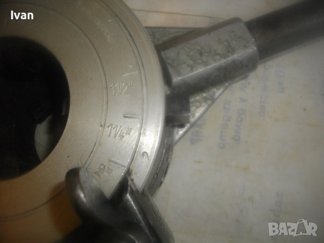 Винтонарезка до 2 цола чехословашка старо качество алуминиева винторез плашка отлична JOPAL 2 NAREX , снимка 9 - Други инструменти - 52720542