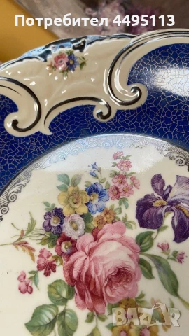 Антична рядка чиния Бавария, снимка 4 - Други ценни предмети - 50678644
