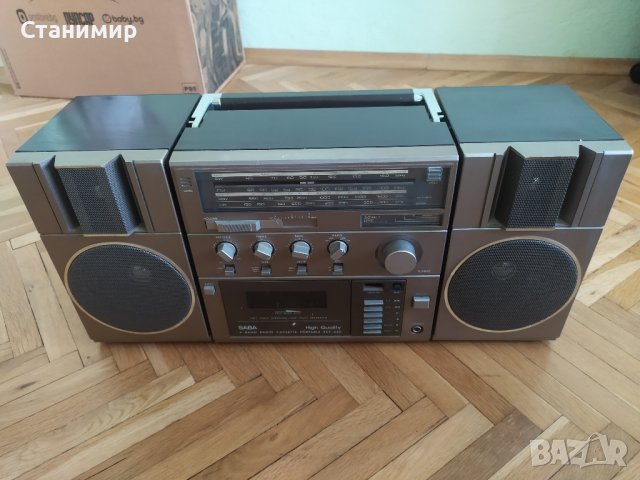 Немски ретро радио касетофон SABA RCP 640, снимка 1 - Радиокасетофони, транзистори - 43894365