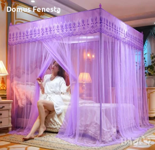 палатка балдахин комарник за легло спалня, детско, снимка 10 - Други стоки за дома - 44779676