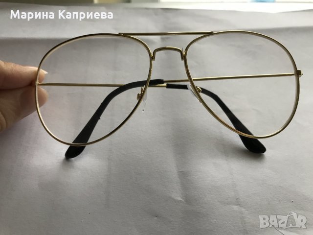 Очила без диоптър авиаторски. Налични пет цвята, снимка 5 - Слънчеви и диоптрични очила - 18207019