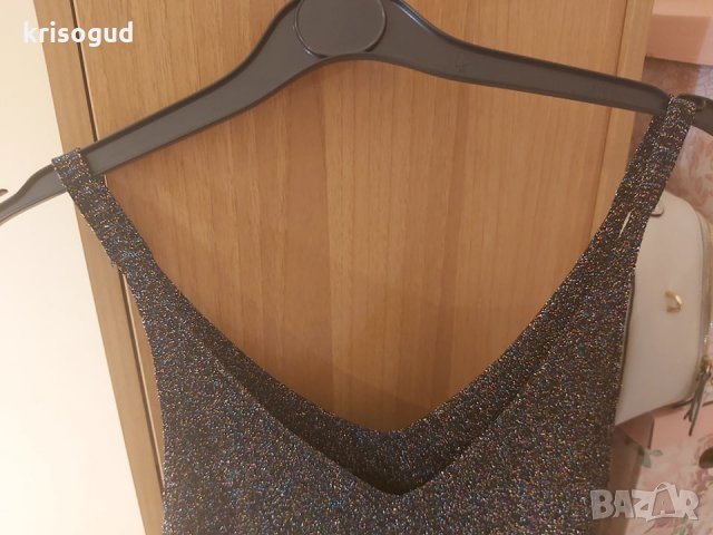 Елегантна дамска рокля RESERVED с брокат, размер: S, снимка 2 - Рокли - 35231266