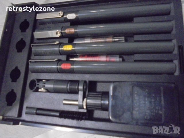 № 8334 Комплект– уред за чертане с туш / Рапидограф  , снимка 3 - Други ценни предмети - 52216100