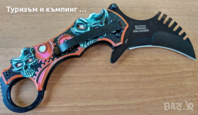 Карамбит Dark Side, снимка 8 - Ножове - 53135305