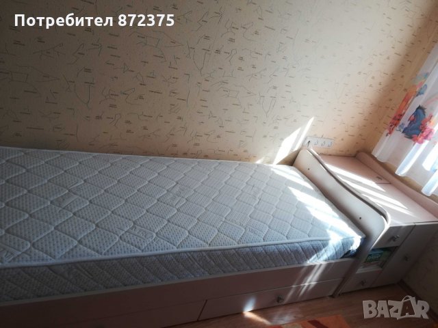 Детско, юношеско легло с матрак. , снимка 2 - Спални и легла - 33277849