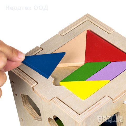 Игра Baby's Hole, Дървенa, 14x14x14см, снимка 2 - Игри и пъзели - 40290082