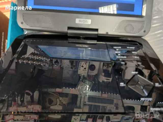 SUNPIN 12,5-инчов преносим DVD плейър с 10,5-инчов HD въртящ се екран, снимка 6 - Други - 50020495