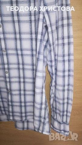 Мъжка спортна риза марка Есприт, размер М. Отлична, 100% памук., снимка 6 - Ризи - 32430415