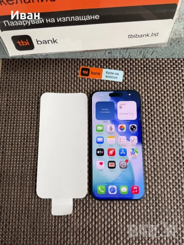 НОВ!*ЛИЗИНГ* iPhone 17 Pro Max 90лв/м 256* / BLUE*17 про макс, снимка 3 - Apple iPhone - 52709282