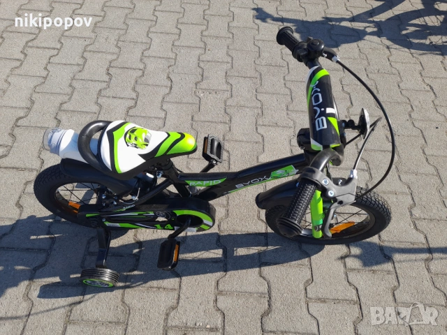BYOX Велосипед 14" RAPID зелен, снимка 7 - Велосипеди - 53534441
