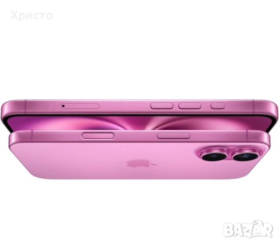 НОВ!!! Apple iPhone 16, 128GB, 5G, Pink + оригинален адаптер Apple  , снимка 3 - Apple iPhone - 52904877