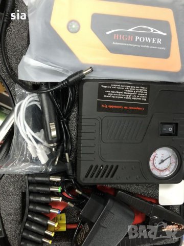 Външна батерия Jump starter Power Bank и бустер стартер за автомобили 69 800mAh, снимка 5 - Аксесоари и консумативи - 27339373