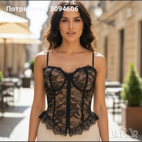 Бюстие с дантела , снимка 3 - Корсети, бюстиета, топове - 53586885