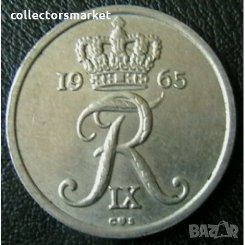 25 оре 1965, Дания, снимка 2 - Нумизматика и бонистика - 28379272