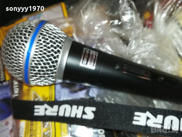 shure beta sm58s-profi microphone swiss 0104211707, снимка 3 - Микрофони - 32387591