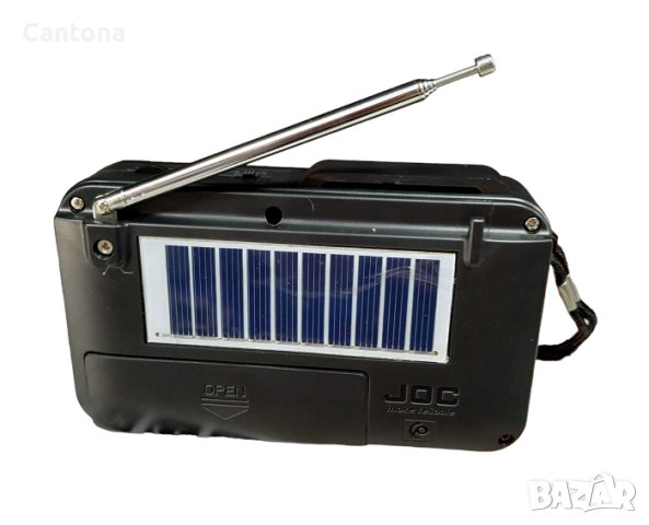Преносимо радио JOC TG2302S, USB, SD карта, Bluetooth, соларен панел,  акумулаторна батерия, снимка 2 - Радиокасетофони, транзистори - 43907338