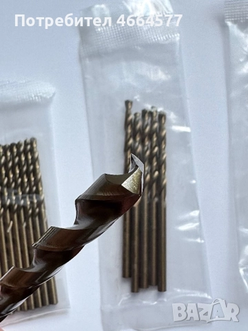 Кобалтови свредла/бургии HSS CO5%, снимка 4 - Други инструменти - 52588778